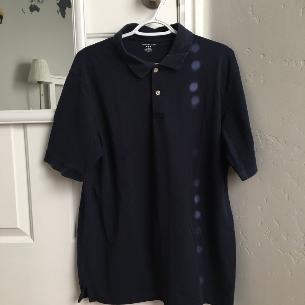 Navy blue men Polo